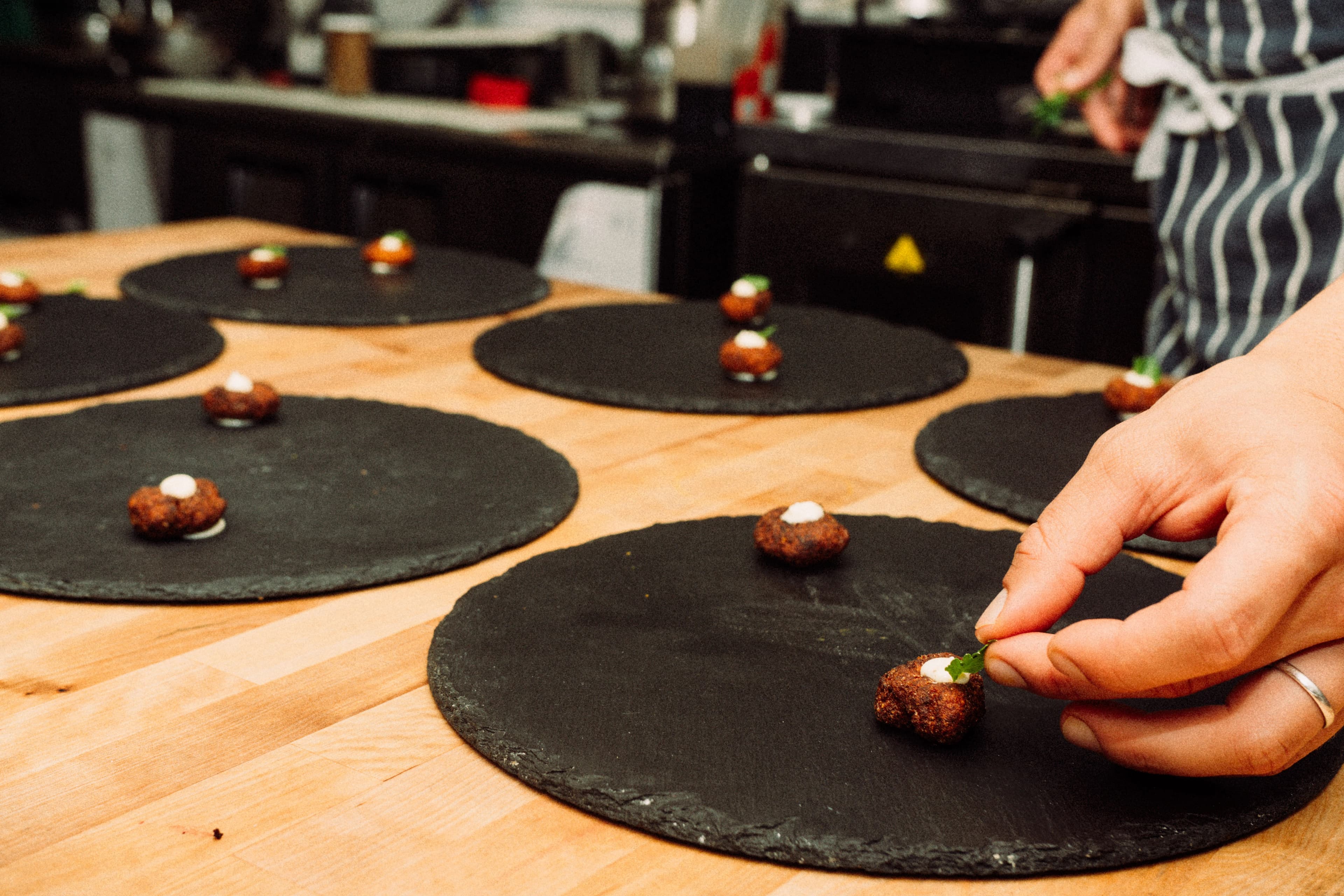 Seafood dish prepared by a private chef in Newport Rhode Island
